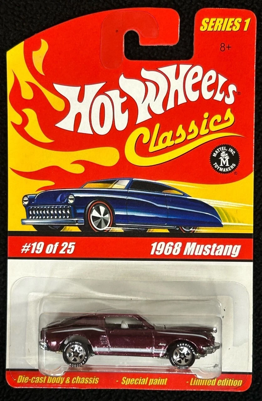2005 Hot Wheels Classic Series 1 #19/25 1968 Mustang Spectraflame Purple
