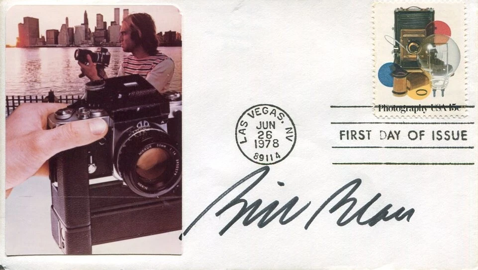 Bill Blass Fashion Designer Veteran Battle of the Bulge Signed Autograph FDC JSA
