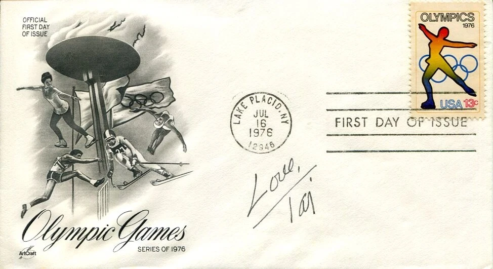 Tai Babilonia Sexy US Olympic Figure Skater World Champion Signed Autograph FDC
