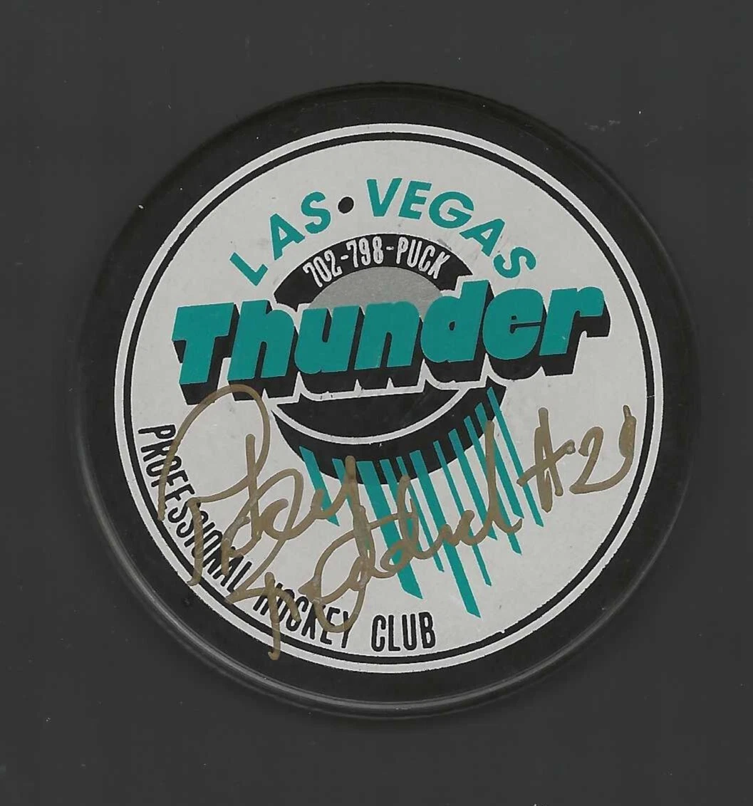 Eldon Reddick Signed Las Vegas Thunder Puck 