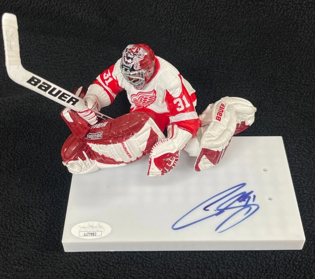 Curtis Joseph Signed Detroit Red Wings McFarlane Figure JSA COA
