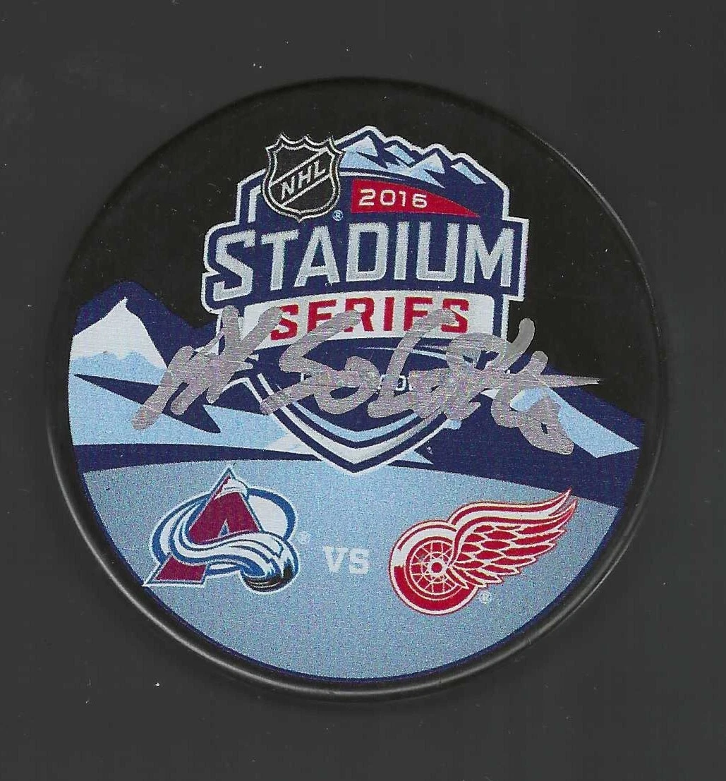 Al Sabotka Signed Detroit Red Wings 2016 Stadium Series Puck
