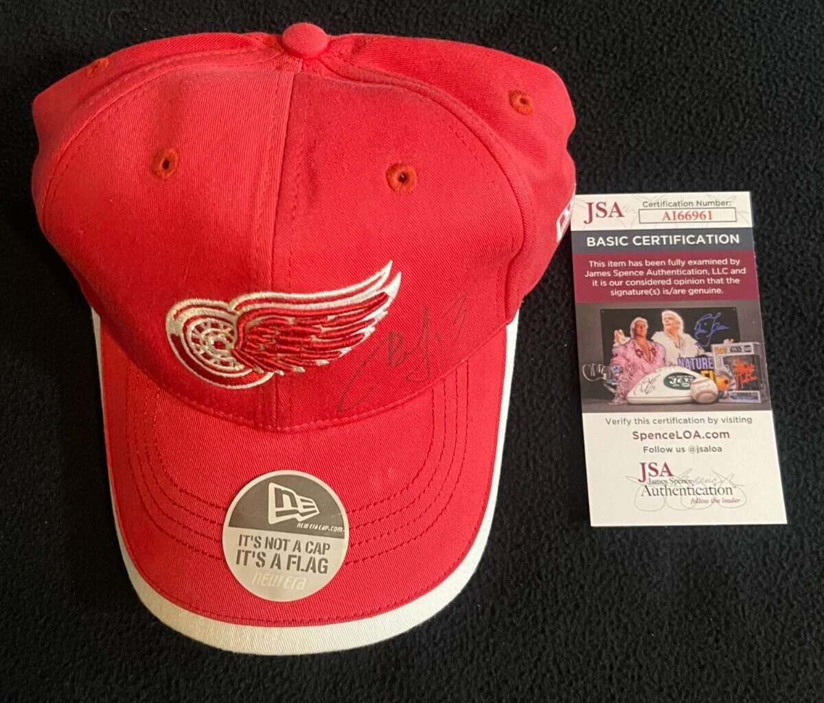 Pavel Datsyuk Signed Detroit Red Wings Hat JSA COA
