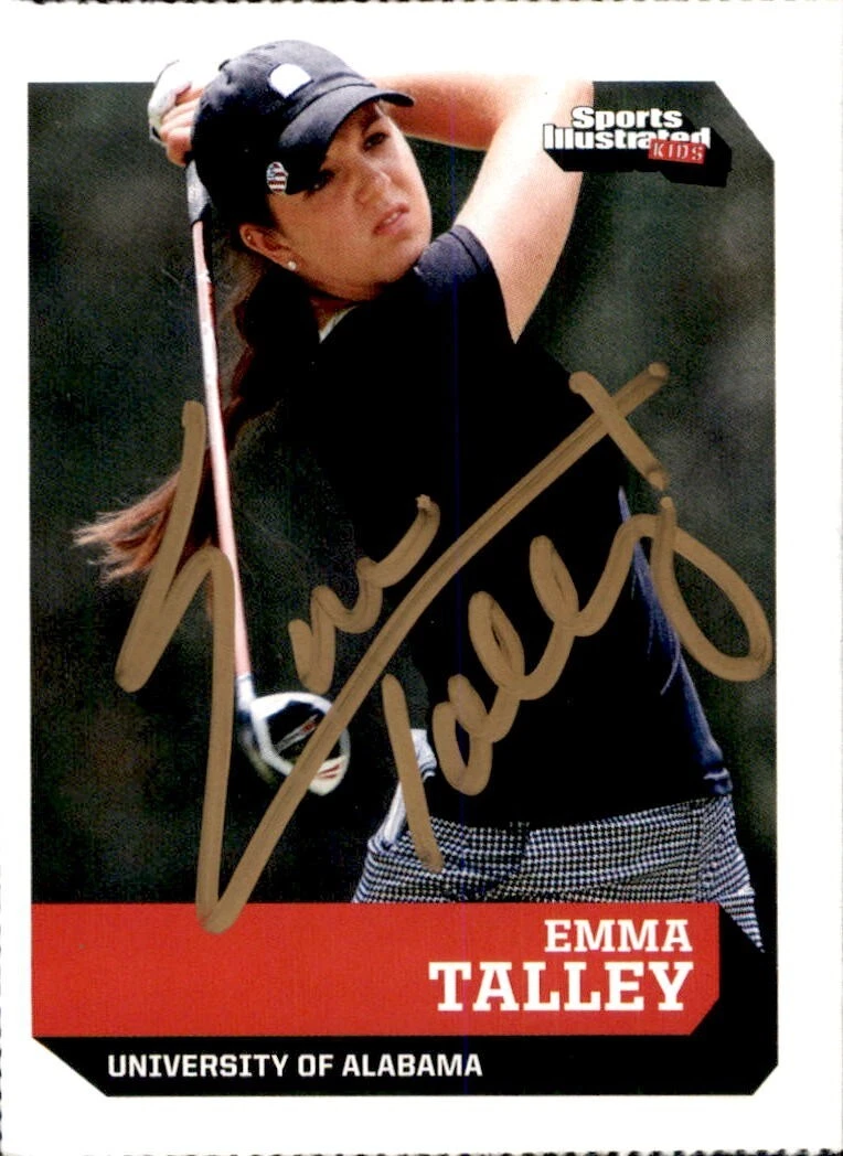 Emma Talley Signed Sports Illustrated Kids LPGA NCAA Golf Card #456
