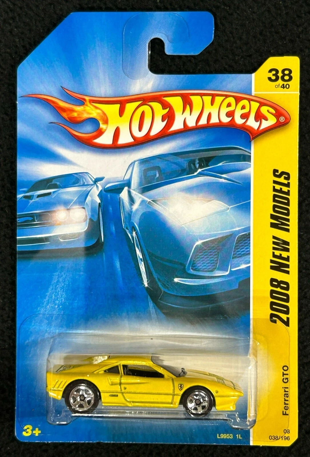 Hot Wheels 2008 New Models Ferrari GTO #38/40 Yellow
