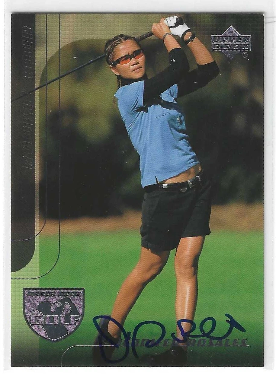 Jennifer Rosales Signed 2004 Upper Deck Rookie Golf Card #128 LPGA
