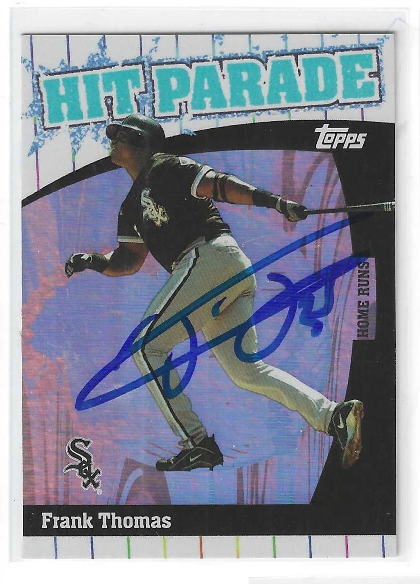 Frank Thomas Signed 2004 Topps Hit Parade Card HP6 Chicago White Sox
