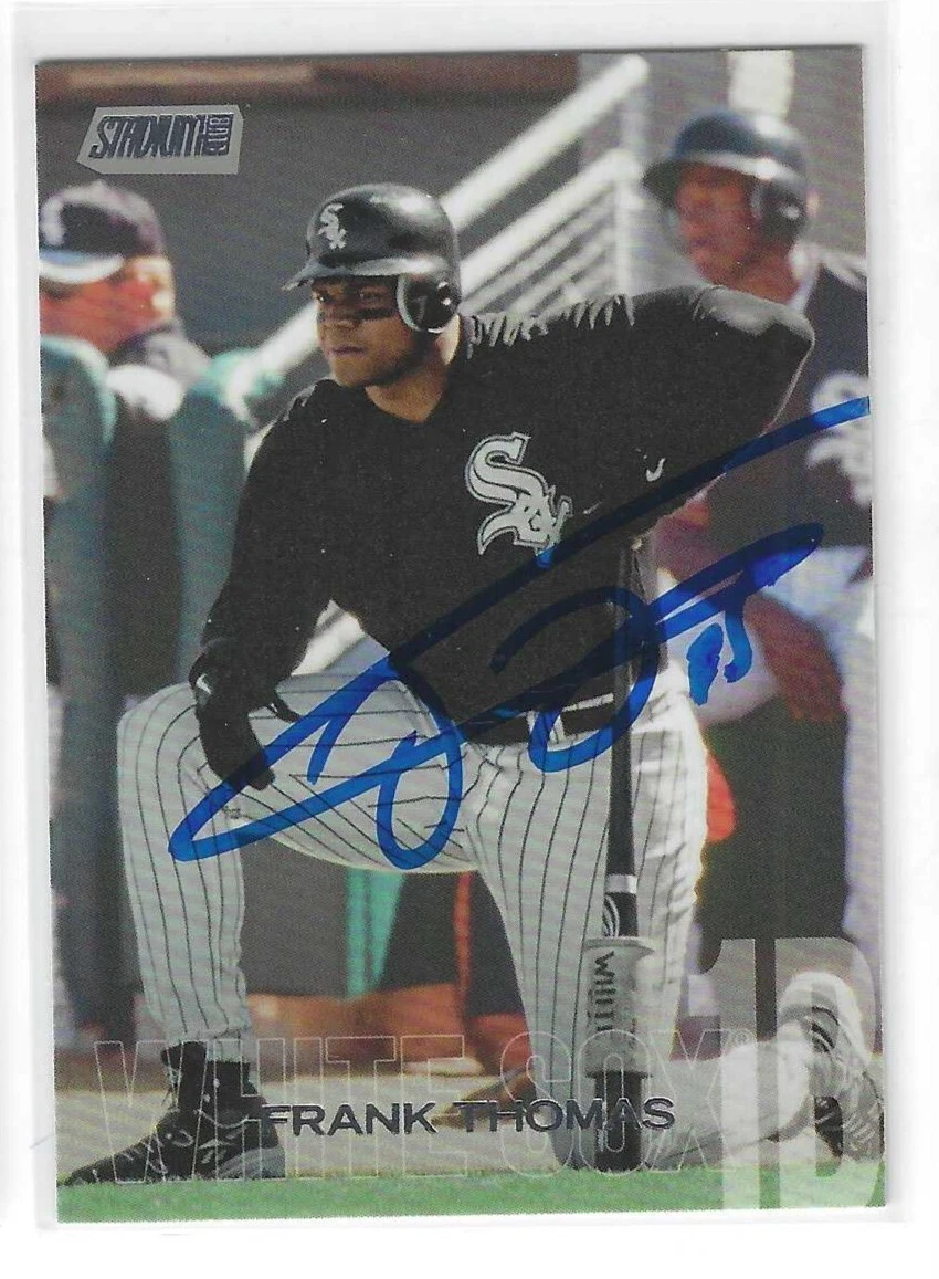 Frank Thomas Signed 2016 Topps Stadium Club Card #228 Chicago White Sox
