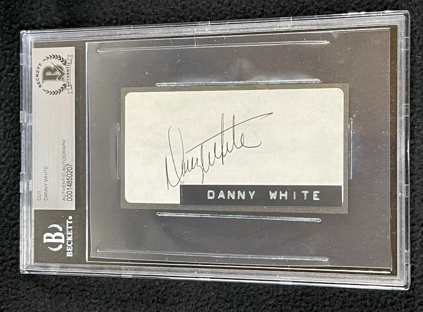 Danny White Signed Cut Autograph Beckett Certified Dallas Cowboys
