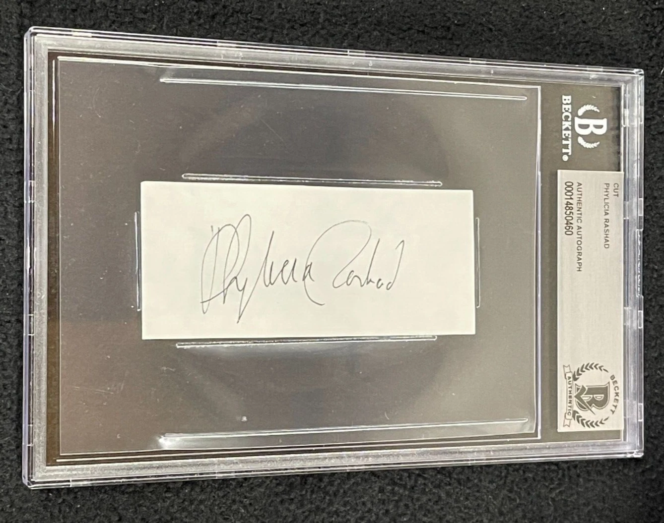 Phylicia Rashad Signed Cut Autograph Beckett Certified The Cosby Show Bill

