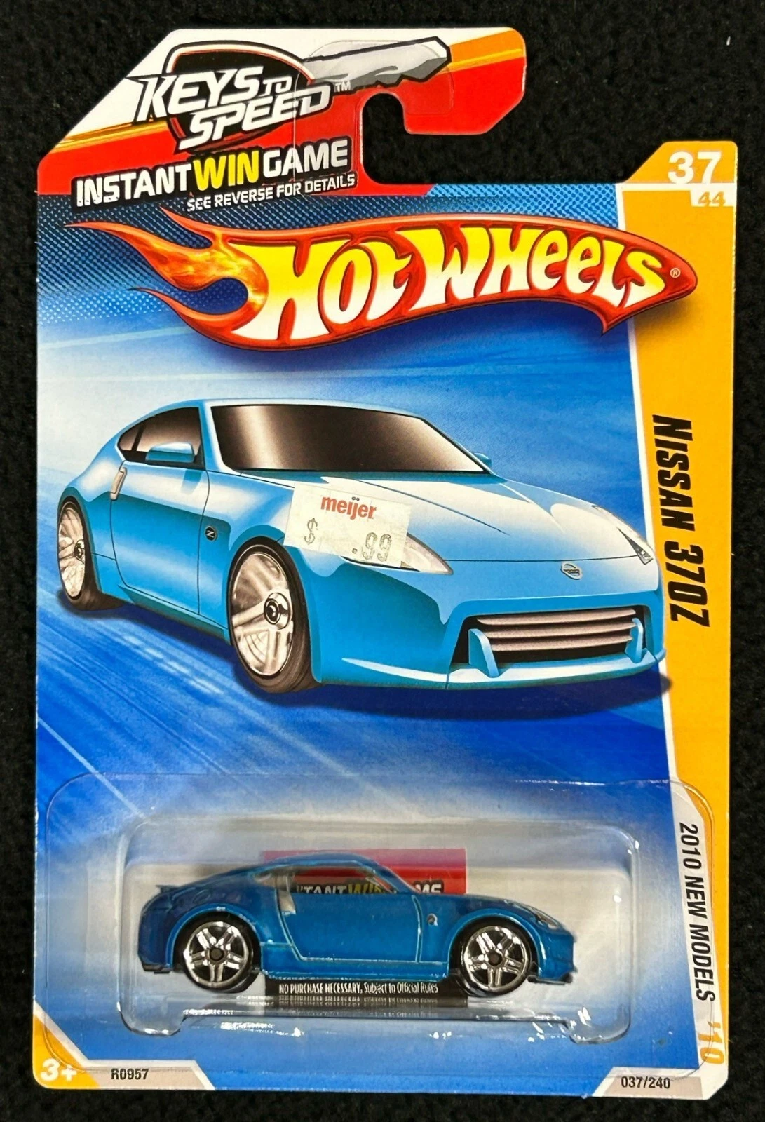 Hot Wheels 2010 New Models Nissan 370Z #37/44 Blue
