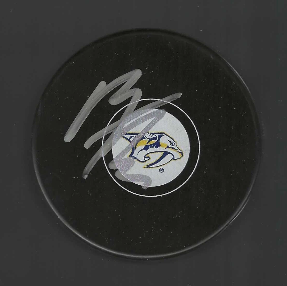 Barry Trotz Signed Nashville Predators Puck
