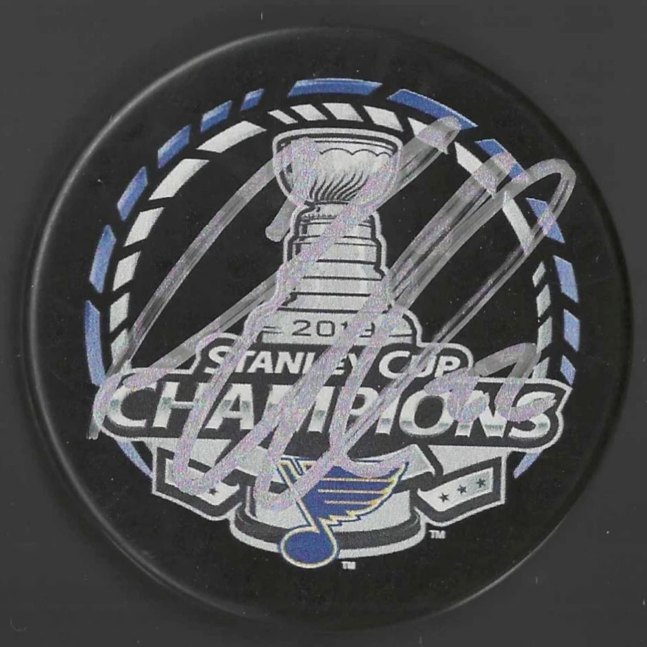 Chris Thorburn Signed St Louis Blues 2019 Stanley Cup Champions Puck

