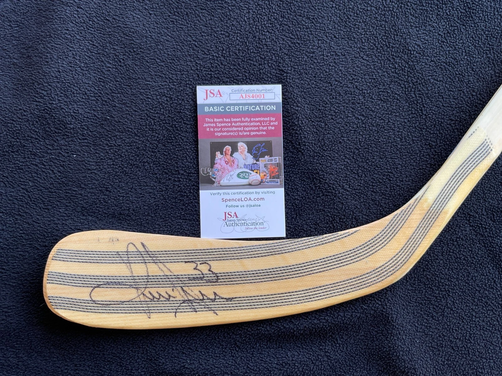 Kris Draper Signed Detroit Red Wings Hockey Stick JSA COA
