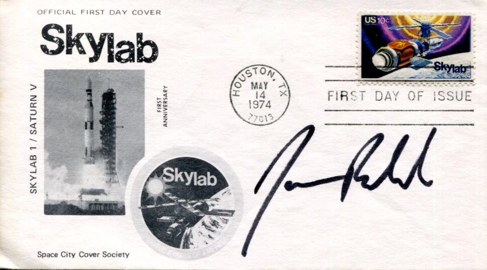 Col John Blaha USAF US Airforce NASA Astronaut STS MIR Signed Autograph FDC
