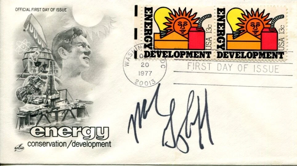 Mark Gangloff US Olympic Gold Medal Swimmer Auburn Tigers Signed Autograph FDC
