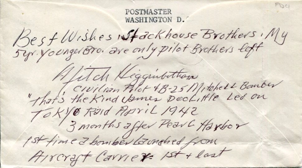 Dr. Mitchell Higginbotham The Tuskegee Airman WWII War Signed Autograph FDC
