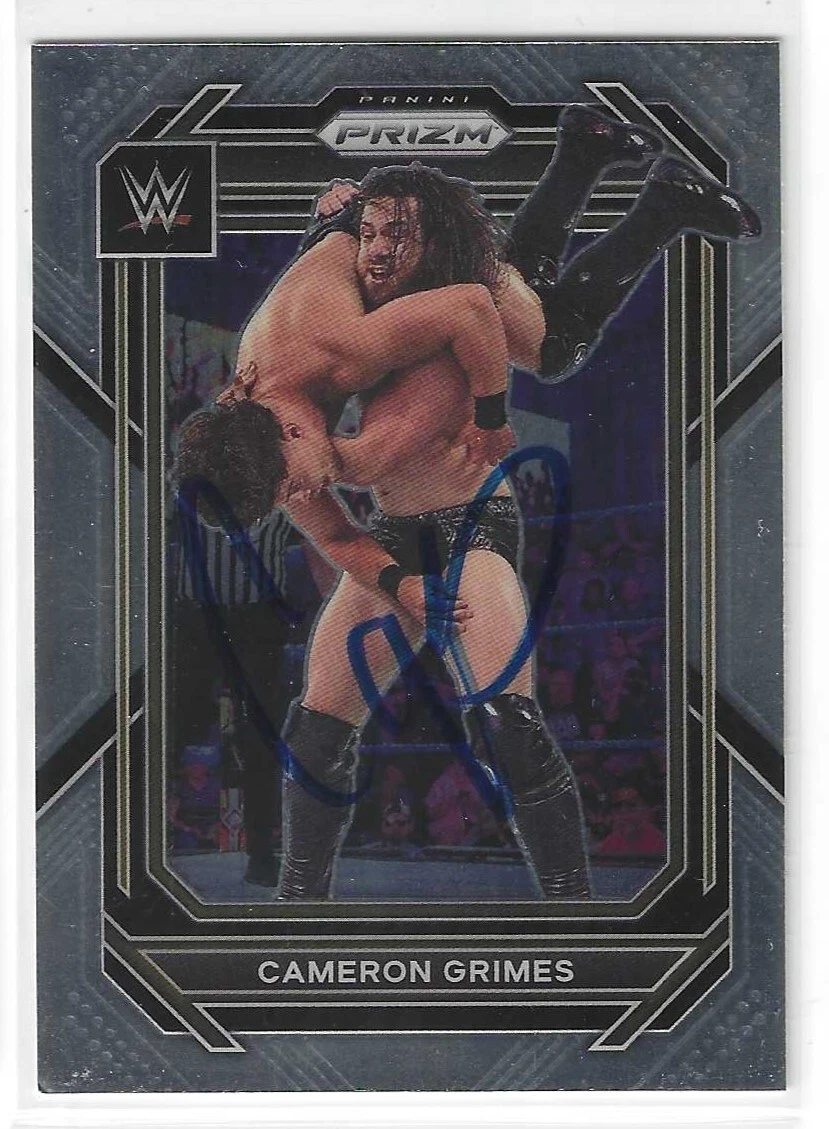 Cameron Grimes Signed 2023 Panini-Prizm WWE Card #181
