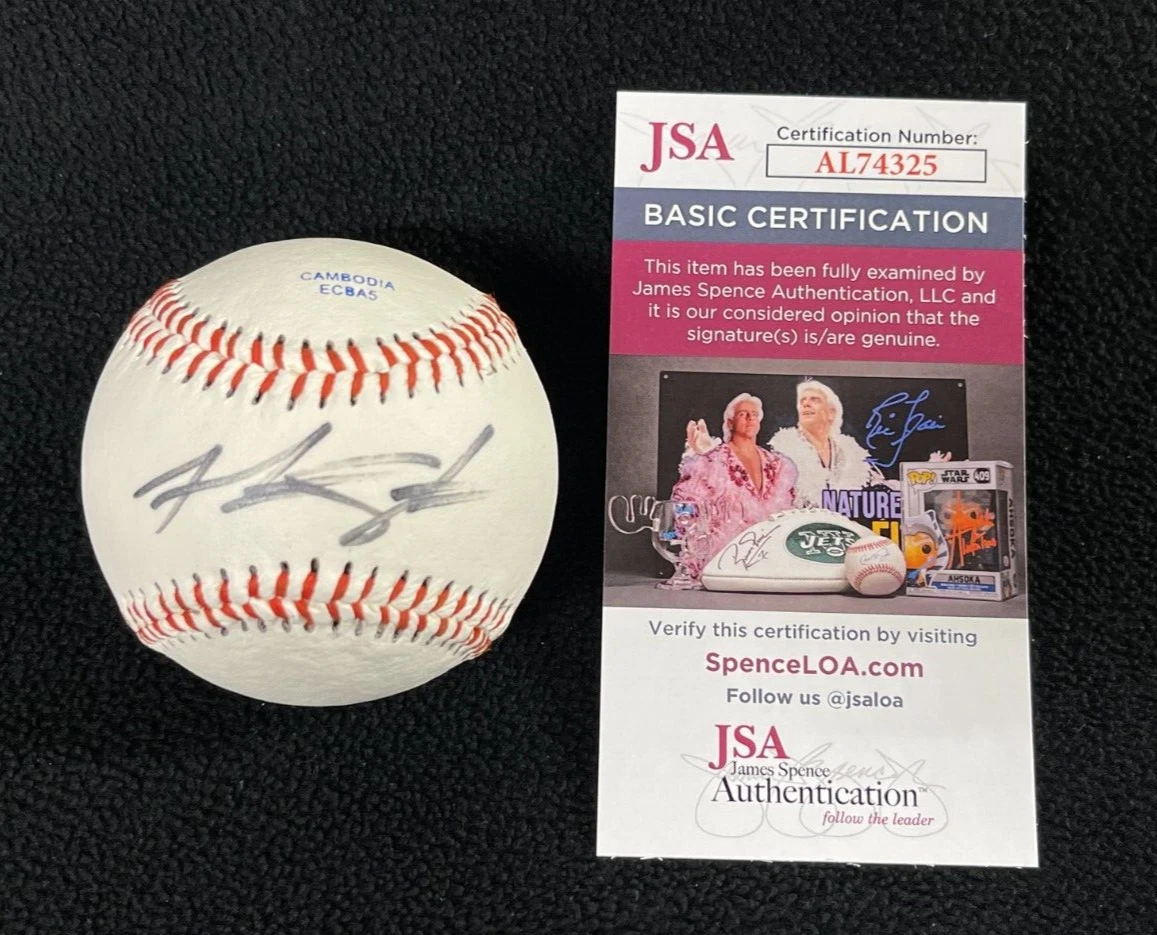 Jonathan Singleton Signed Baseball Houston Astros JSA COA
