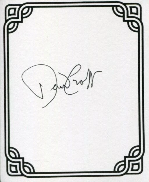 David Croft Dad's Army Are You Being Served? Creator Rare Signed Autograph BP
