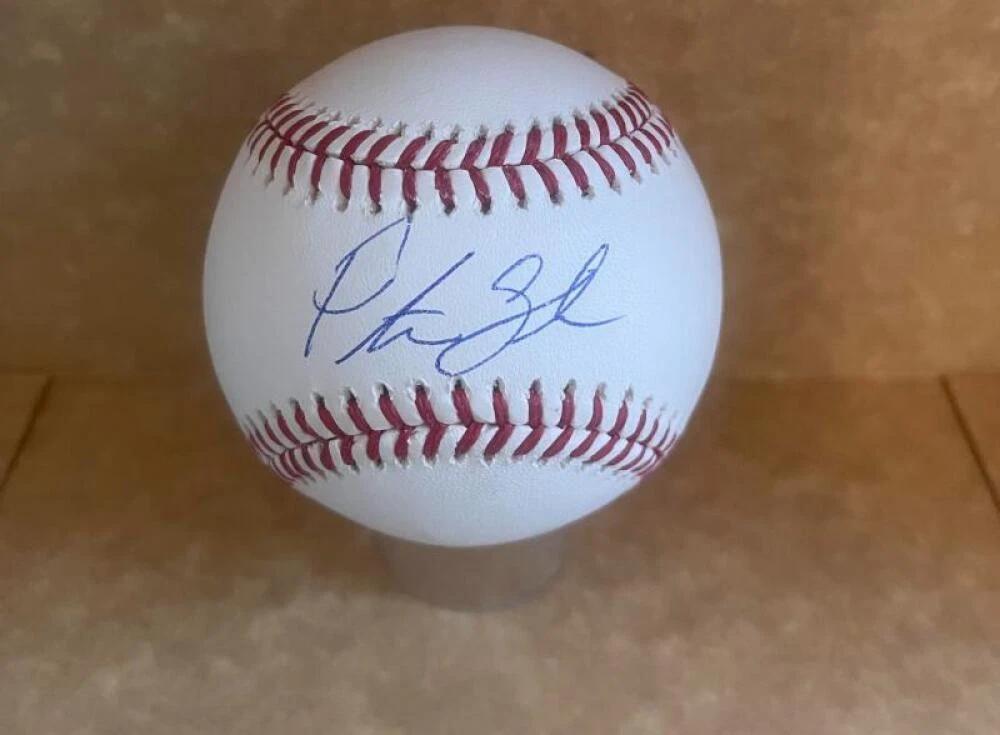 PEYTON GRAHAM TIGERS SIGNED AUTOGRAPHED M.L. BASEBALL BECKETT AUTH
