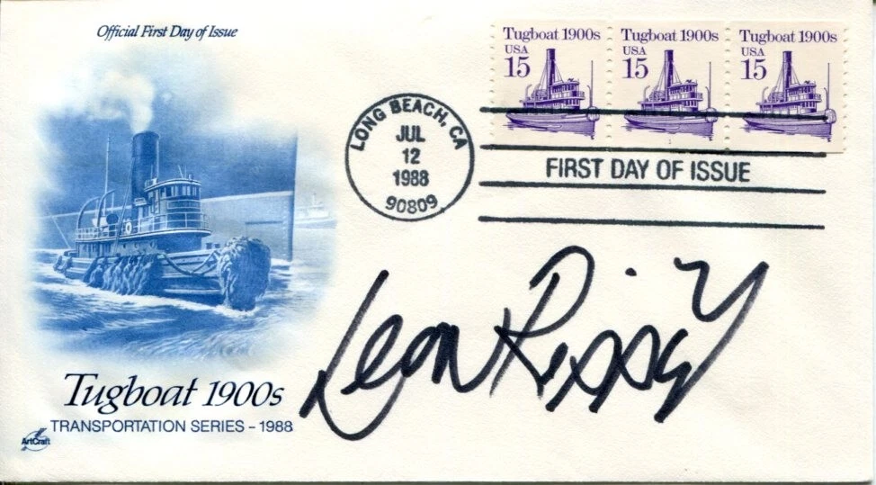 New ListingLeon Rippy Deadwood Stargate Star Trek TNG Saving Grace Signed Autograph FDC
