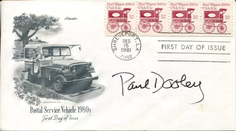 New ListingPaul Dooley Sixteen Candles Disney Cars Star Trek DS9 Signed Autograph FDC
