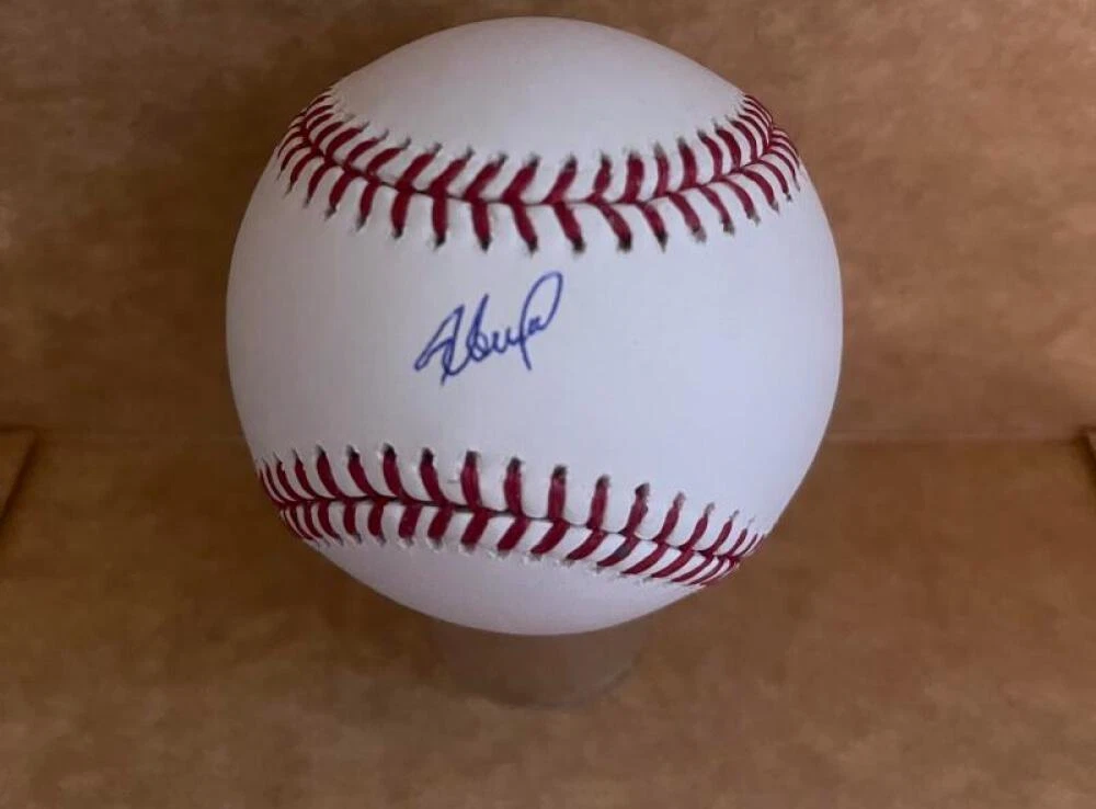 ABEL BASTIDAS TIGERS SIGNED AUTOGRAPHED M.L. BASEBALL BECKETT AUTH
