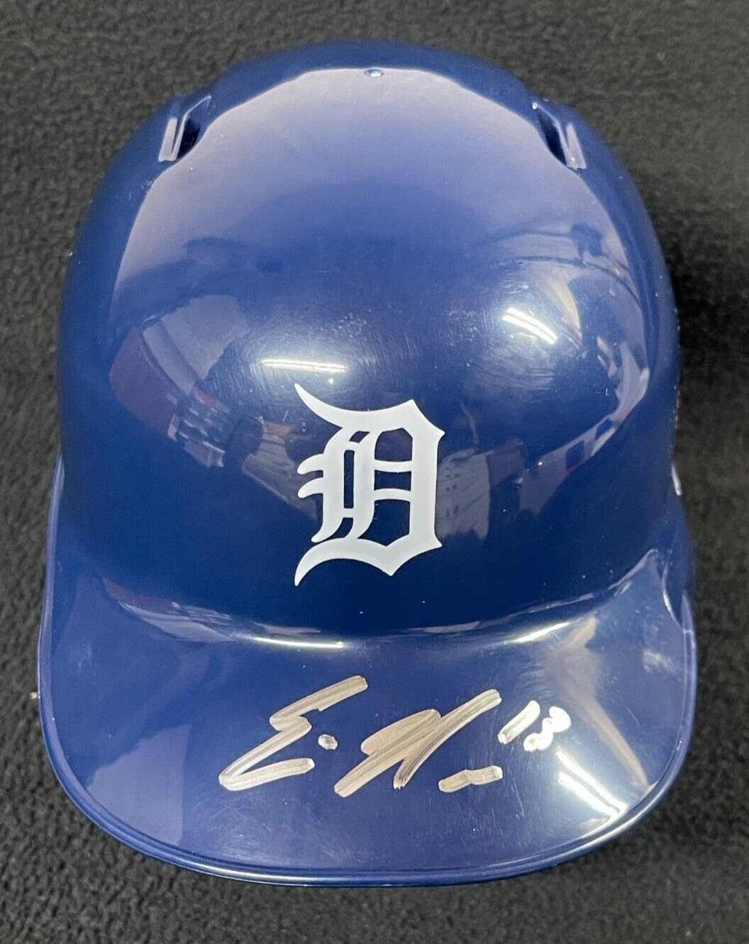 Eric Haase Signed Detroit Tigers Mini Batting Helmet Beckett COA
