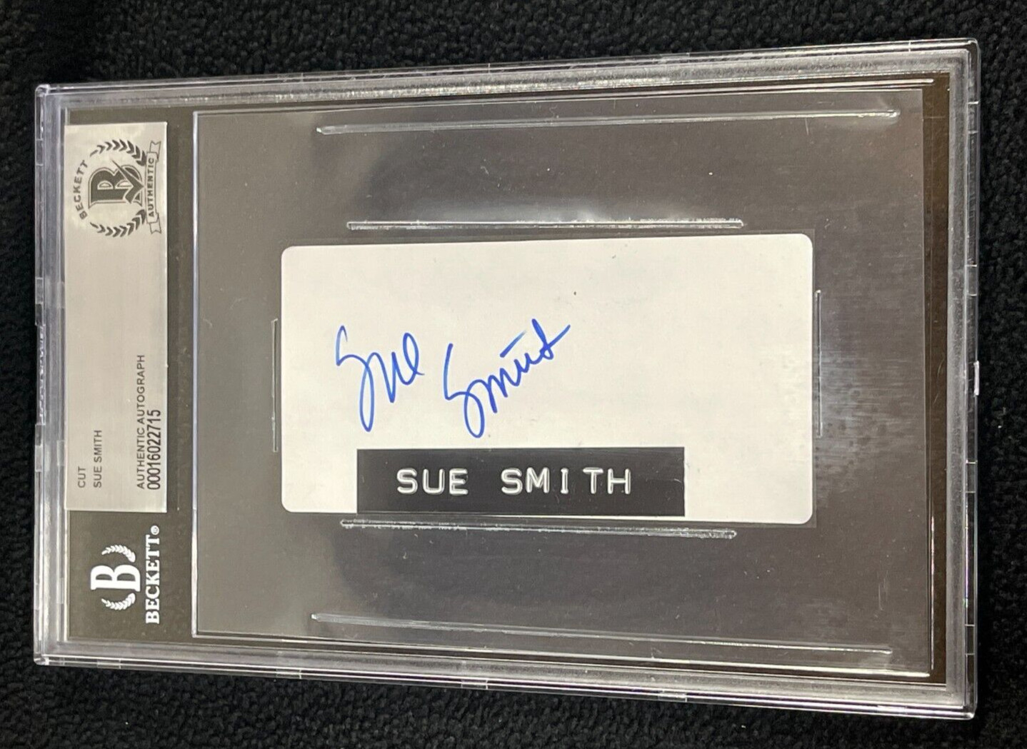 Phyllis Sue Smith Signed Cut Autograph Beckett Certified Author
