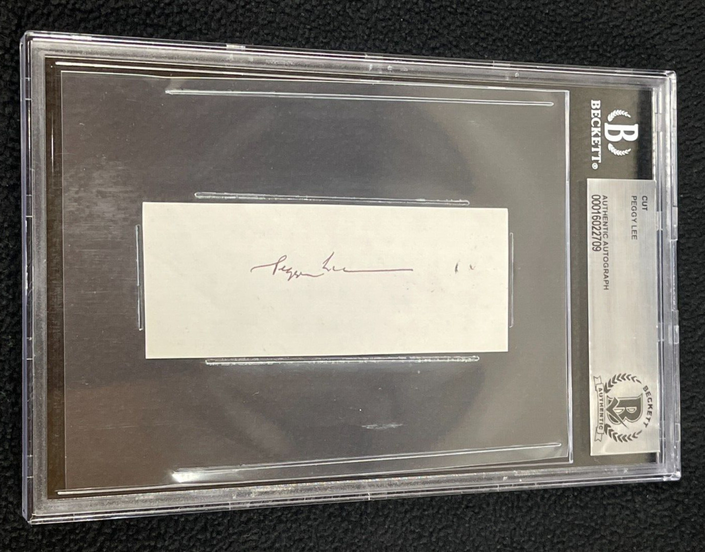 Gale Storm Signed Cut Autograph Beckett Certified My Little Margie
