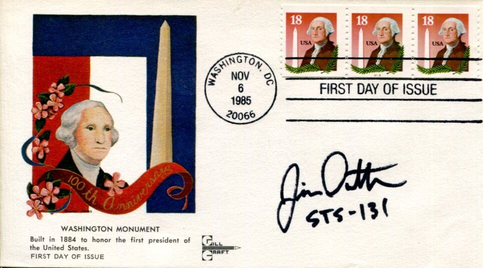 James Dutton NASA Astronaut STS-131 Test Pilot Space Signed Autograph FDC
