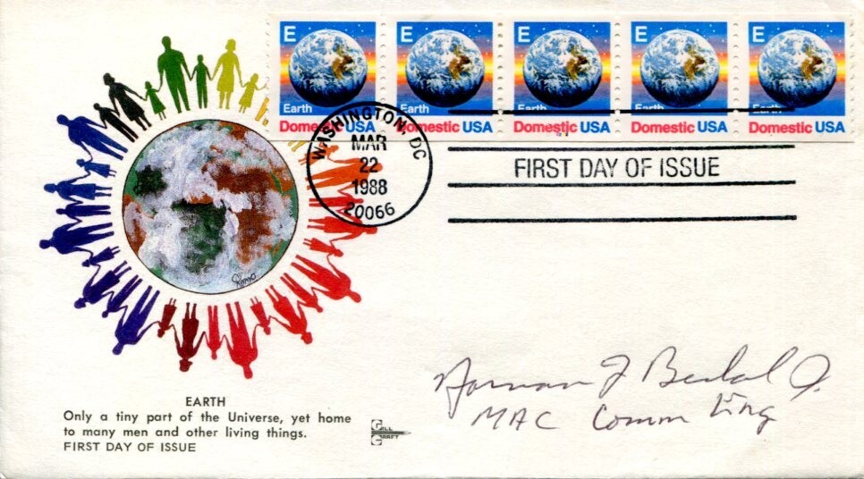 Norman Beckel NASA Engineer Space McDonnell Aircraft Rare Signed Autograph FDC
