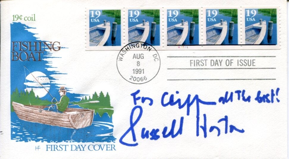 Russell Horton The Twilight Zone Trix Rabbit Voice Signed Autograph FDC
