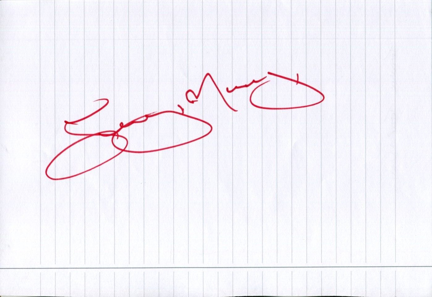 Terrance Murray The Crescent Tin Car Signed Autograph
