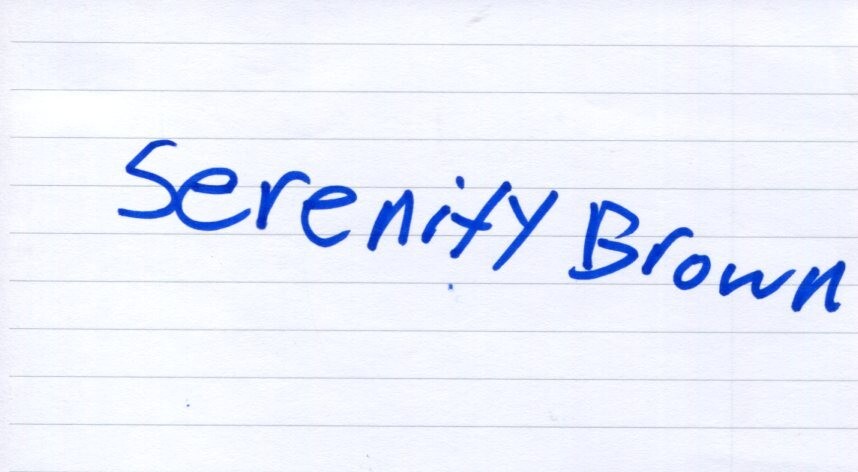 Serenity Reign Brown Black Jesus Kings Vampirina Boss Baby 2 Signed Autograph
