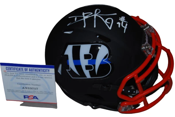 DOMATO PEKO signed (CINCINNATI BENGALS) mini football helmet PSA/DNA AN13717
