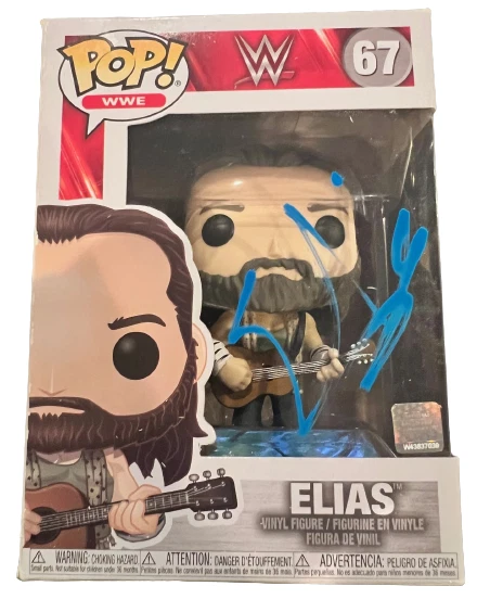 ELIAS signed (WWE) WRESTLING autographed #67 Funko Pop BECKETT BAS BH15353

