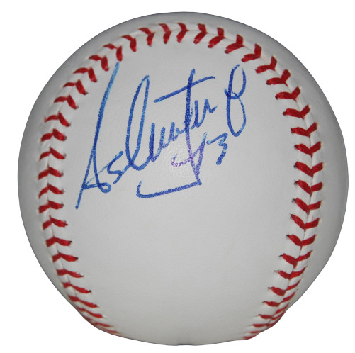 ASDRUBAL CABRERA signed (CLEVELAND INDIANS) OML baseball BECKETT BAS AD27372
