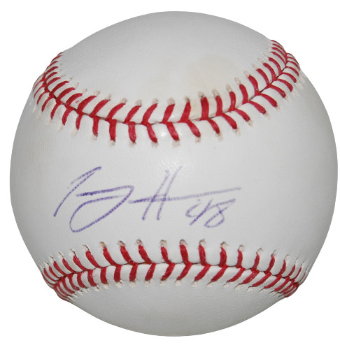 TOMMY HANSON signed (ATLANTA BRAVES) WHITE SOX OML baseball BECKETT BAS AD27368
