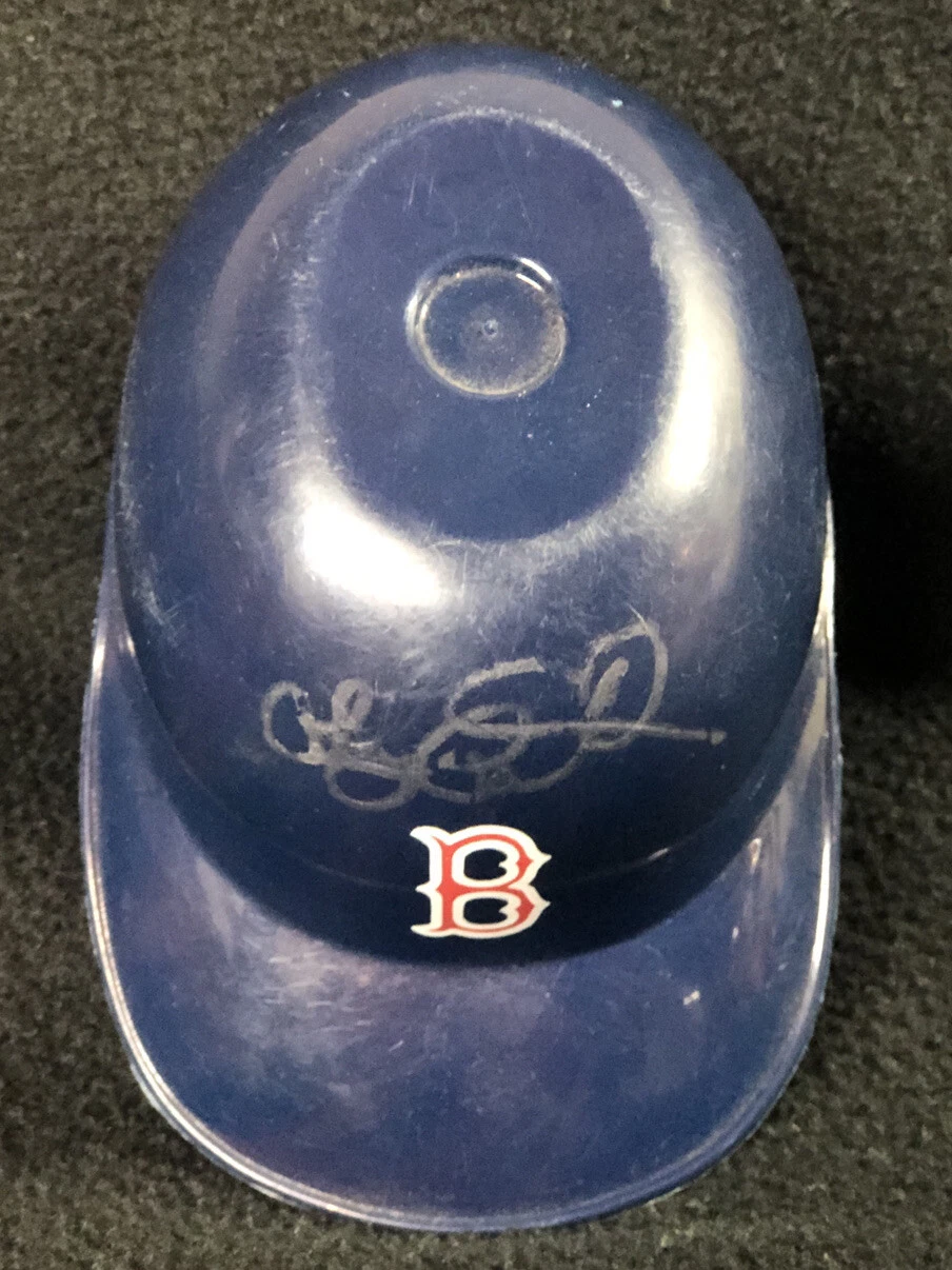 Larry Parrish Signed Boston Red Sox Mini Batting Helmet
