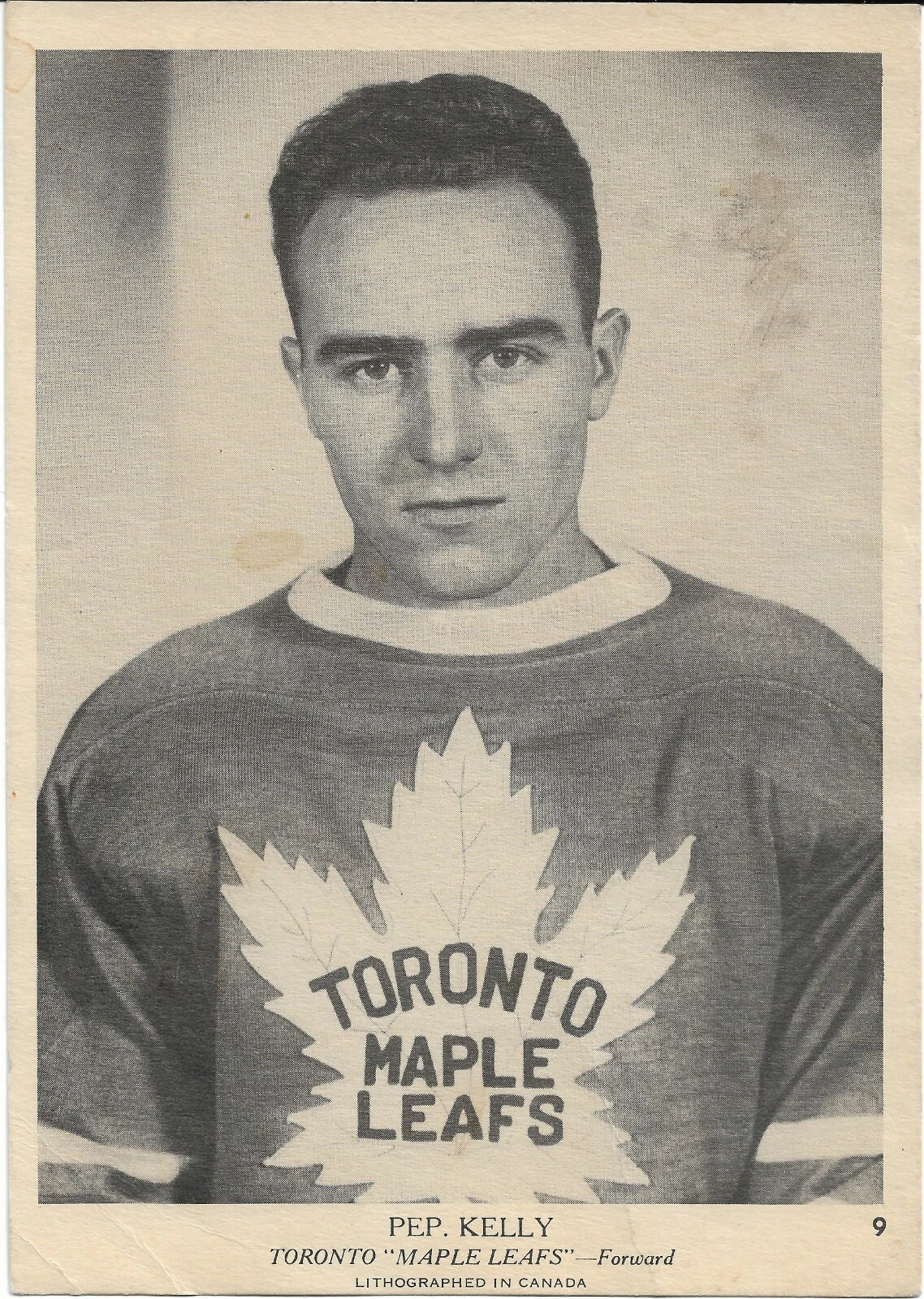 Pep Kelly 1939-40 O-Pee-Chee Card #9 Toronto Maple Leafs
