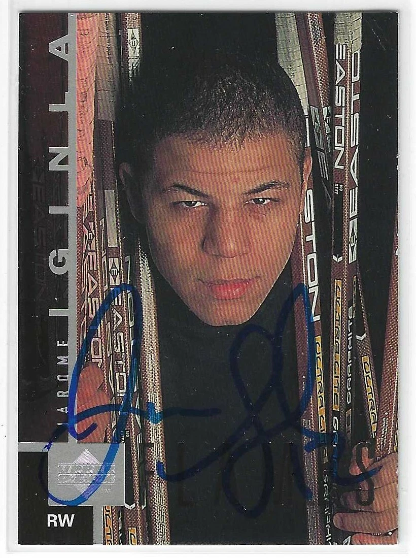 Jarome Iginla Signed 1997/98 Upper Deck Card #24 Calgary Flames
