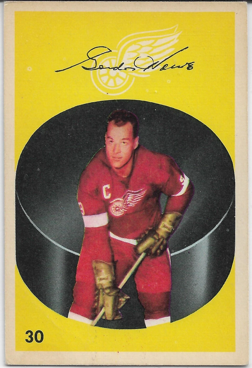 Gordie Howe 1962-63 Parkhurst Card #30 Detroit Red Wings
