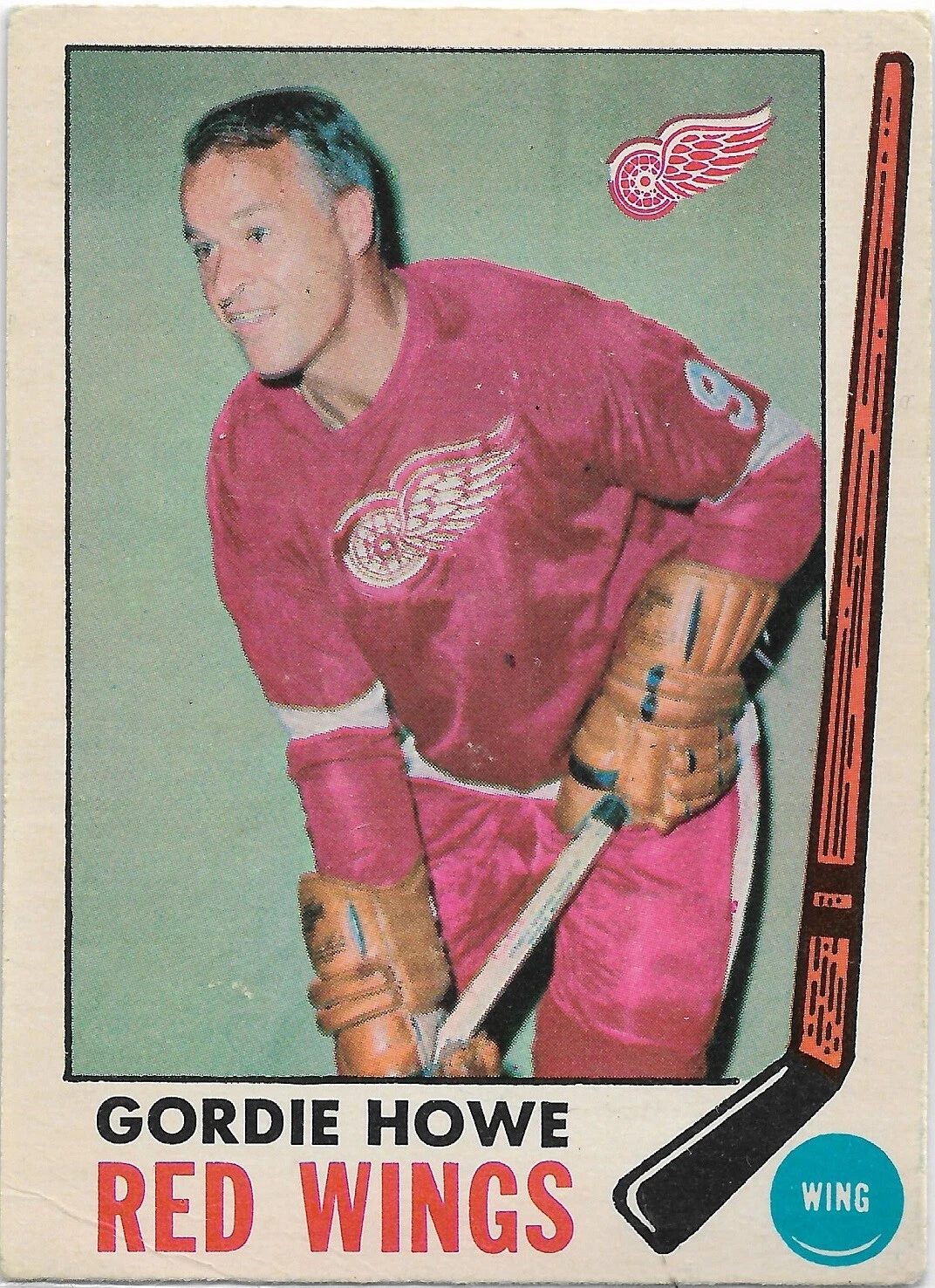 Gordie Howe 1969-70 O-Pee-Chee Card #61 Detroit Red Wings
