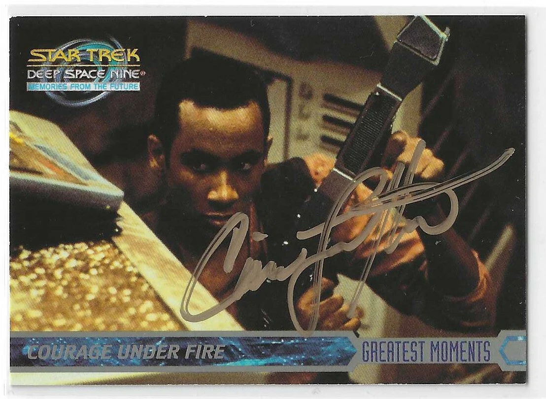 Cirroc Lofton Signed 1999 Sky Box Star Trek DS9 Jake Sisko Card #61
