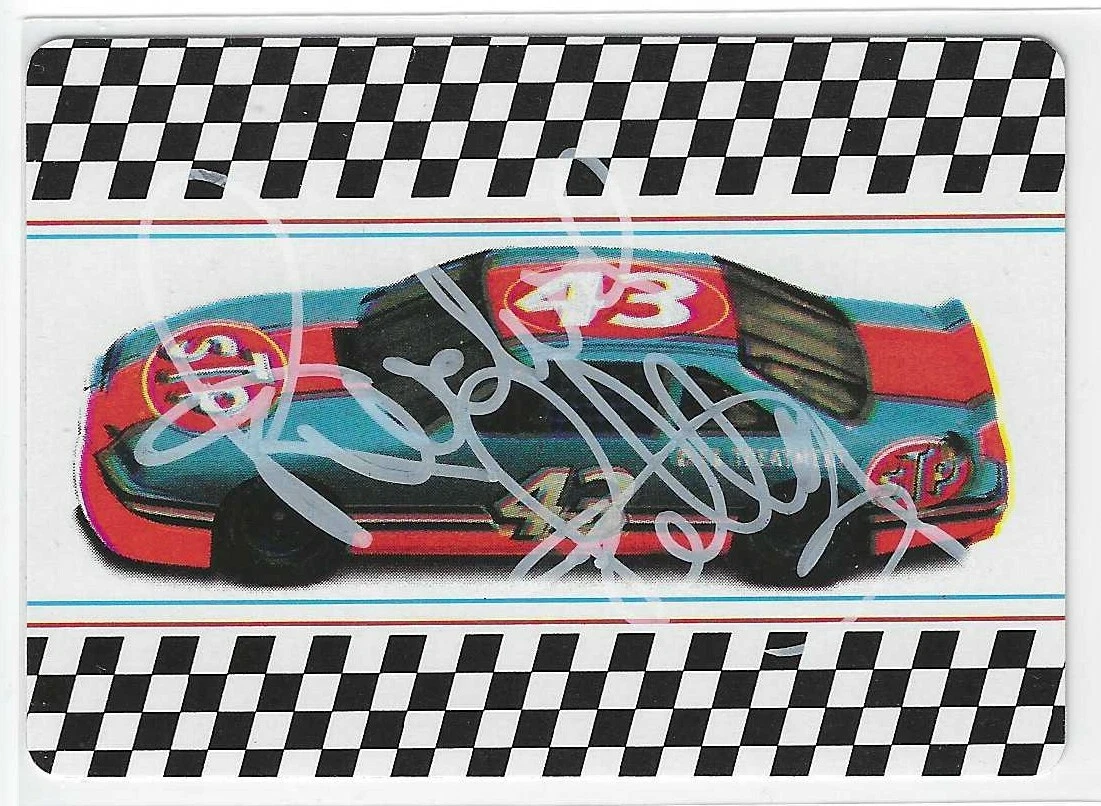 Richard Petty Signed 1992 STP Playing Joker Card NASCAR
