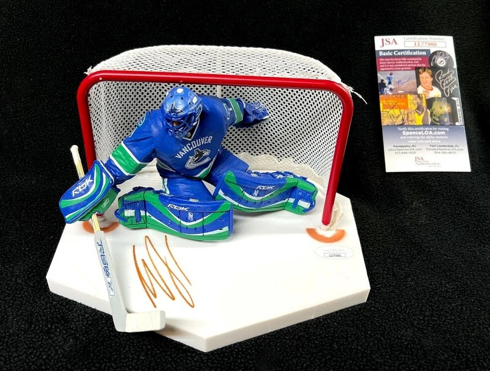 Roberto Luongo Signed Vancouver Canucks McFarlane Figure JSA COA
