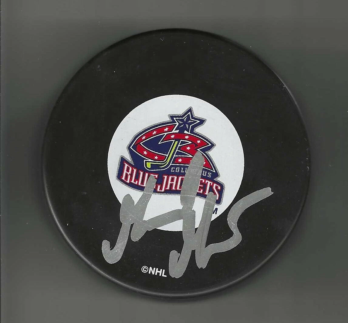 Gerard Gallant Signed Columbus Blue Jackets Original Logo Puck New York Rangers
