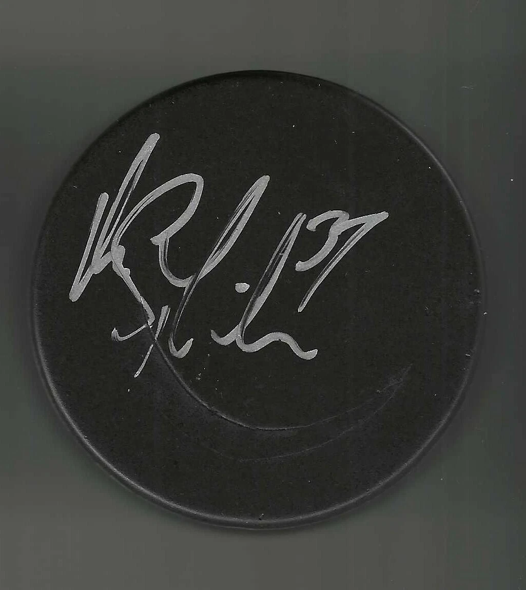 Mattias Timander Signed Blank Puck Flyers Islanders Bruins Blue Jackets
